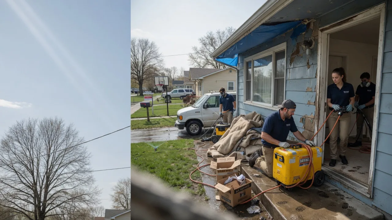 Basement Flood Cleanup in Curryville, PA near me